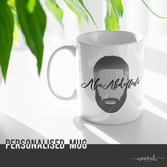 Bearded Mug - Personalised - Afro Version
