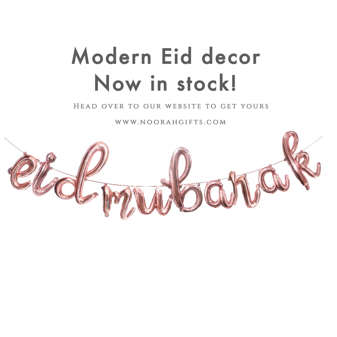 Noorah Gifts Modern Eid Decor - Now in stock!