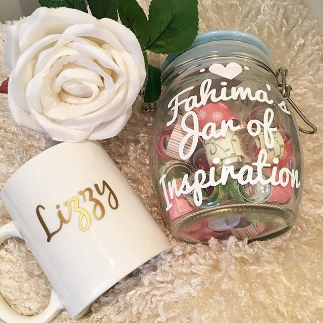 Personalised Inspiration Jar