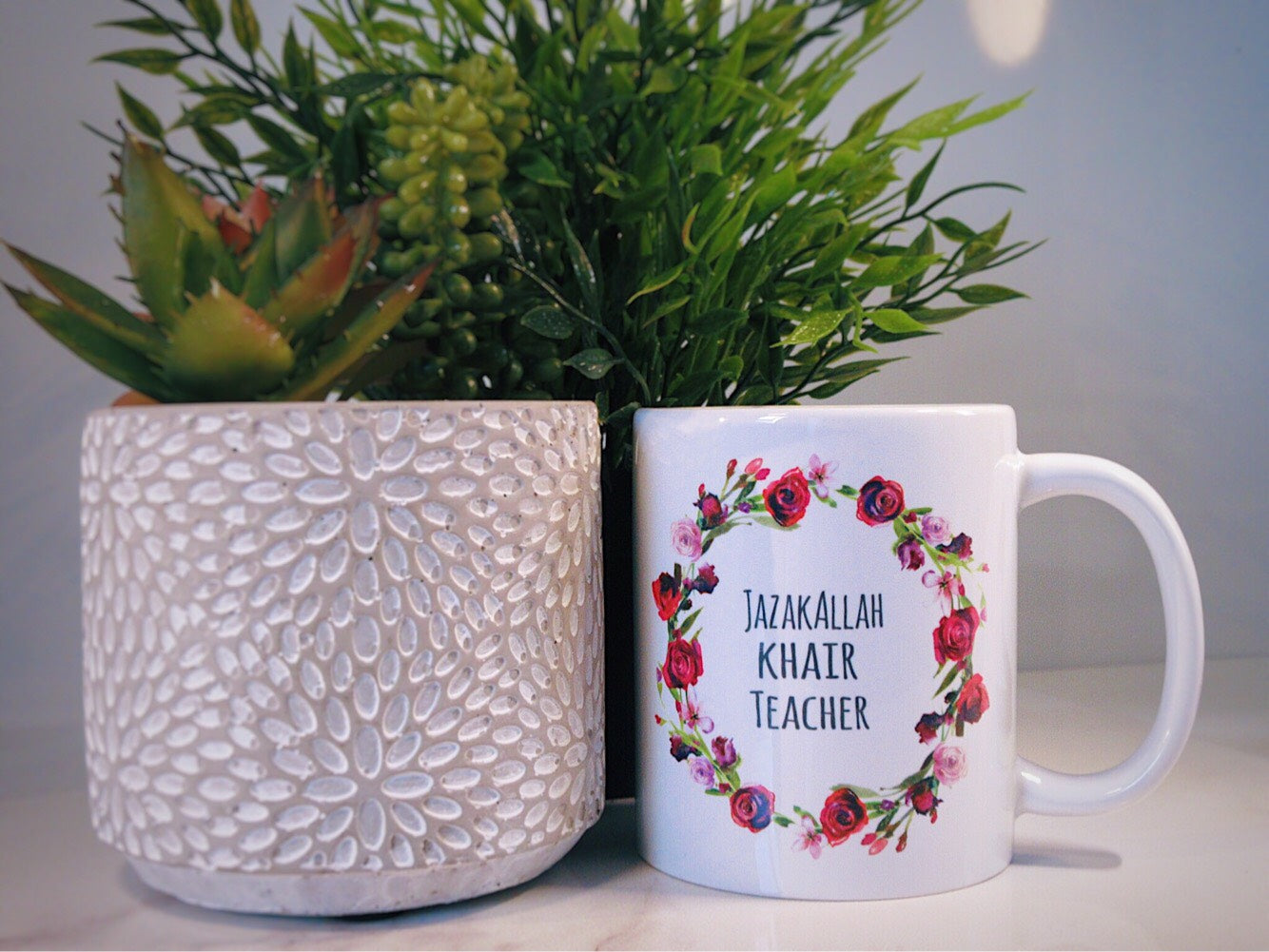 Floral Teacher Mug