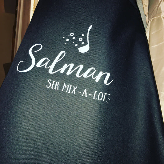 Personalised Apron (White text)