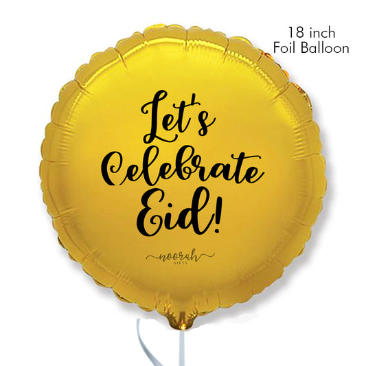 18 INCH Gold Foil Eid Balloon