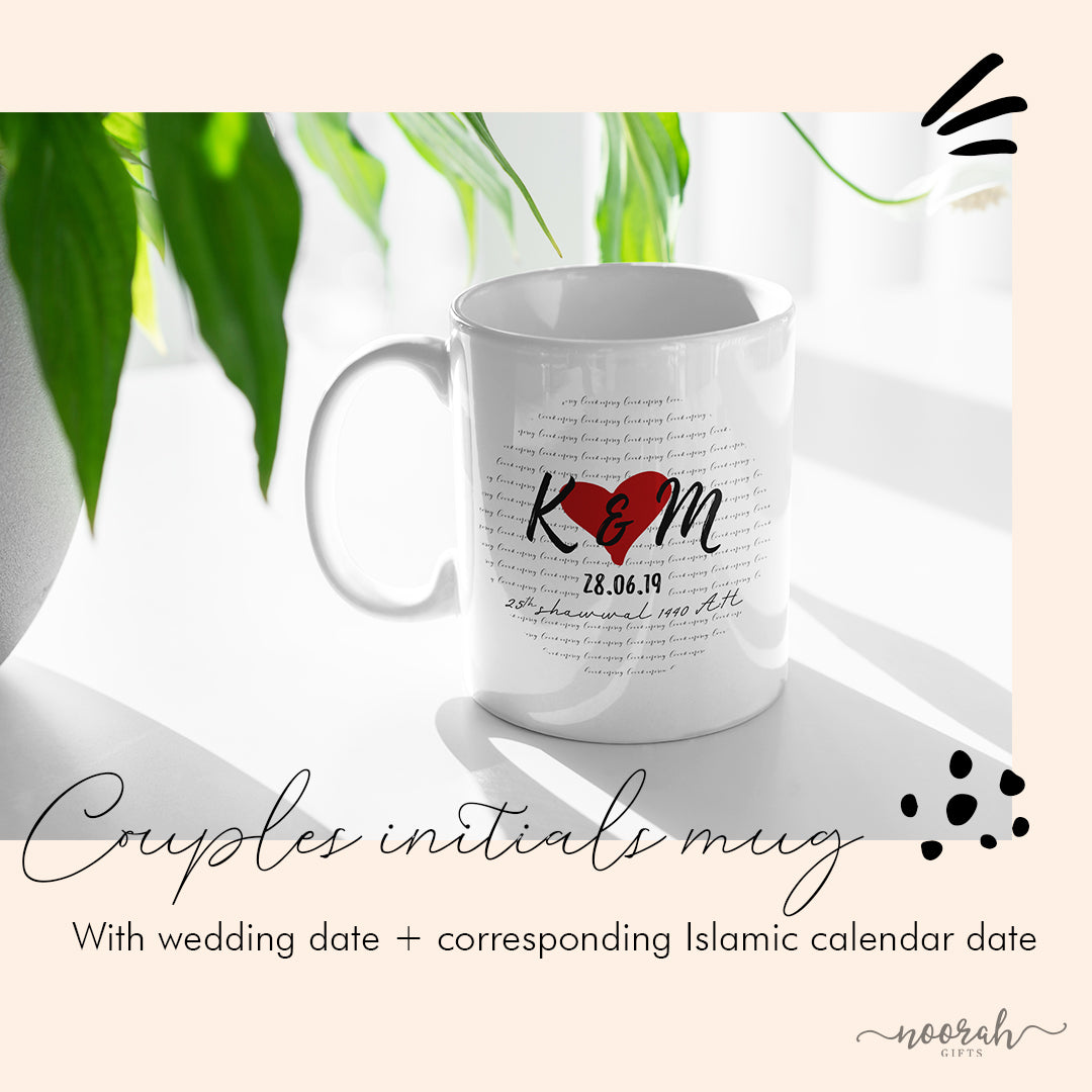Couples Initial Mug