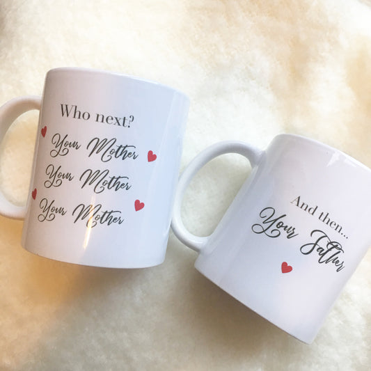 Mum + Dad Mug Set