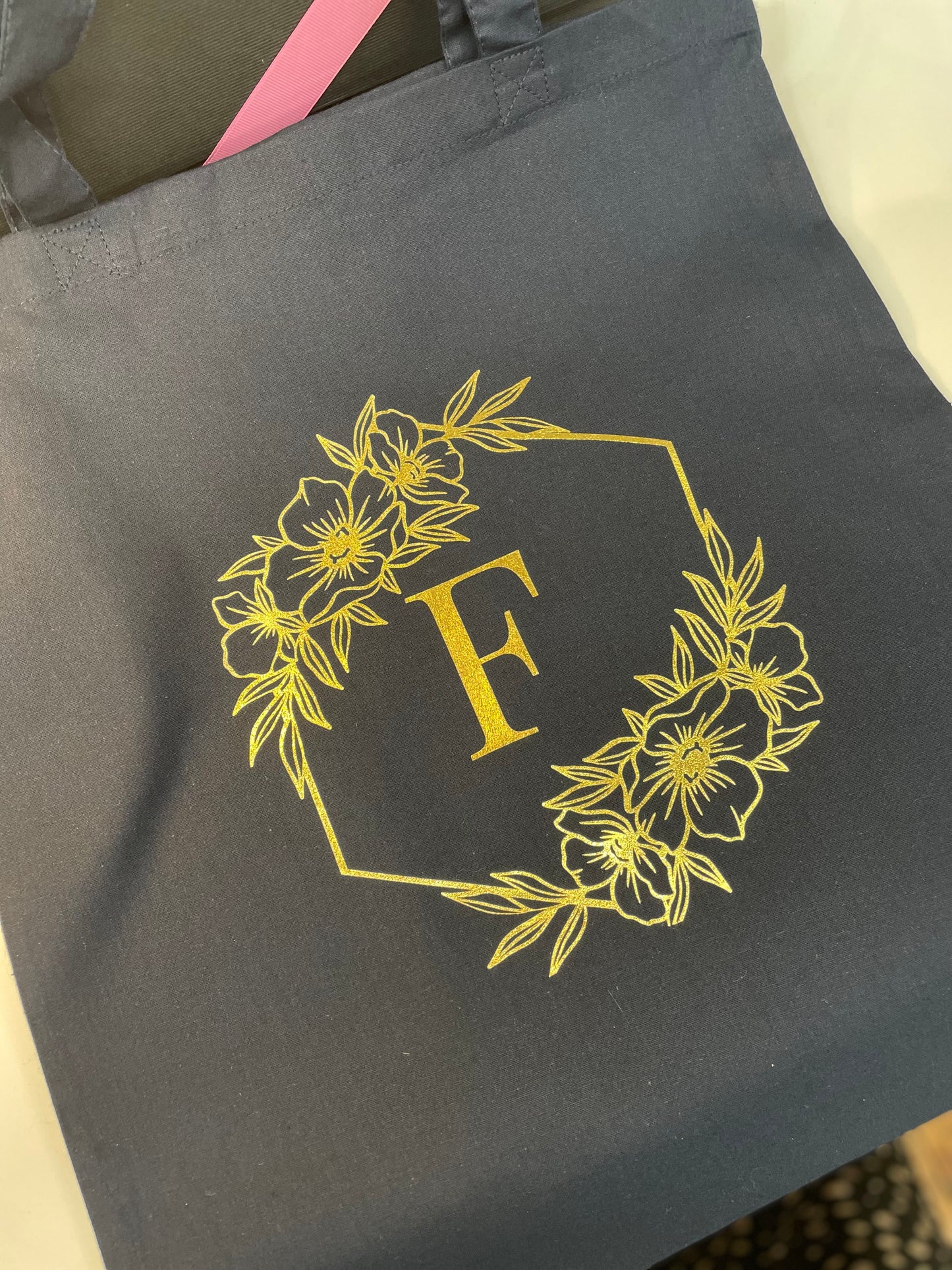 Floral Tote bag - Personalised